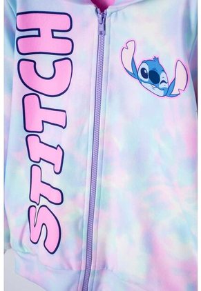 Buzo De Stitch Abierto Multicolor Para Niña 10