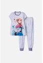 Pijama De Frozen Manga Corta Lavanda Para Niña 10 de Disney
