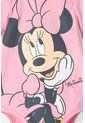 Body De Minnie Mouse Manga Corta Rosado Para Bebé Niña 3-6 de Disney