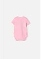 Body De Minnie Mouse Manga Corta Rosado Para Bebé Niña 3-6 de Disney