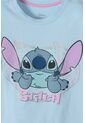 Camiseta De Stich Azul Con Brillo Para Niña 12 de Disney