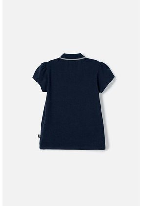 Camiseta De Minnie Mouse Azul Tipo Polo Para Niña 10