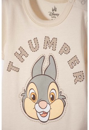 Body De Bambi Con Broches Almendra Para Bebé Niña 6-9