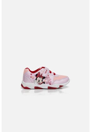 Tenis De Minnie Mouse Con Luces Rosados Para Niña 33