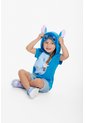 Camiseta De Stitch Con Capucha Azul Para Niña 2T A 5T 4T de Disney