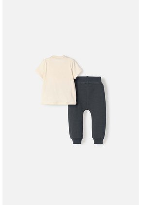 Conjunto Winnie The Pooh Caqui Y Gris Para Bebé Niño 3-6