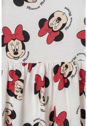 Vestido De Minnie Mouse Marfil Para Niña 2T A 5T 4T