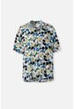Camisa De Mickey Mouse Multicolor Manga Corta Género Neutro L de Disney