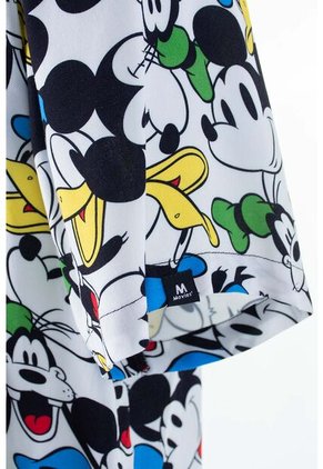 Camisa De Mickey Mouse Multicolor Manga Corta Género Neutro L
