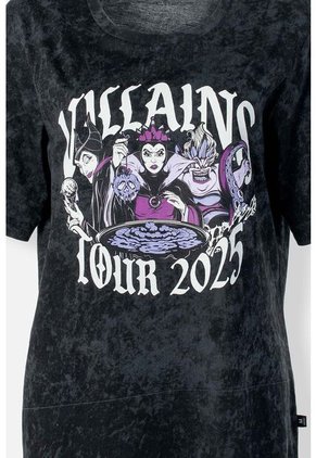Camiseta Villanas Disney Regular Fit Para Mujer M