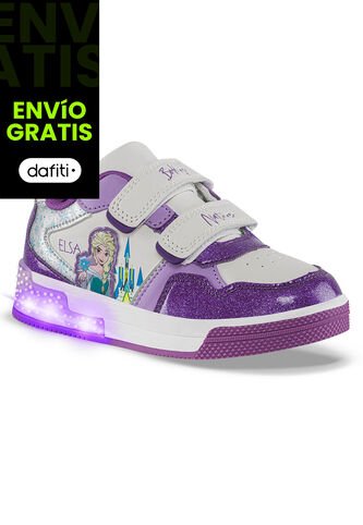 Tenis Luces Elsa Circue Mora Disney Para Niña Disney