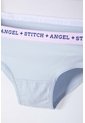 Conjunto De Top Y Panty De Stitch Azul Cielo Para Niña 4 de Disney