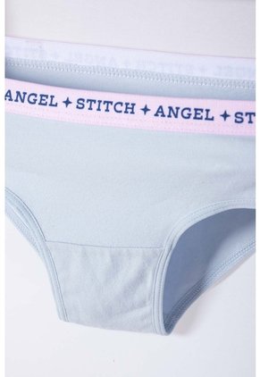 Conjunto De Top Y Panty De Stitch Azul Cielo Para Niña 4