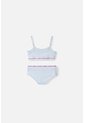 Conjunto De Top Y Panty De Stitch Azul Cielo Para Niña 4 de Disney