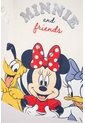 Camiseta De Minnie Mouse Manga Corta Marfil Para Niña 2T A 5T 2T de Disney