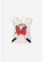 Camiseta De Minnie Mouse Manga Corta Multicolor Para Niña 4 de Disney
