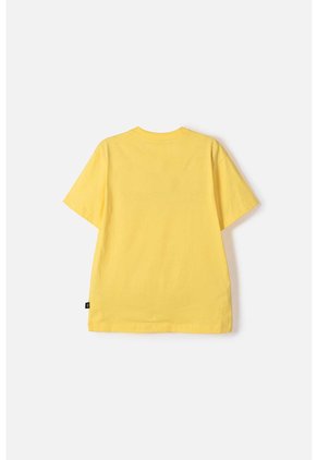 Camiseta De Los Simpson Manga Corta Amarillo Para Niño 10