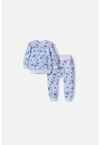 Conjunto De Stitch Pantalón Largo Azul Cielo Para Bebé Niña 3-6 Disney