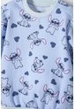 Conjunto De Stitch Pantalón Largo Azul Cielo Para Bebé Niña 3-6 de Disney