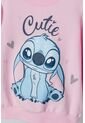 Buzo De Stitch Rosado Claro Cerrado Para Niña 2T A 5T 4T de Disney