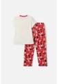 Pijama De Minnie Mouse Pantalón Largo Marfil Para Niña 4 de Disney