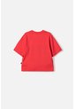 Camiseta De Minnie Mouse Manga Corta Rojo Para Niña 4 de Disney