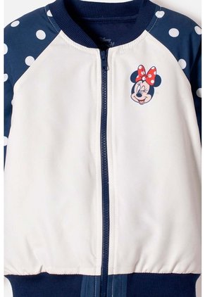 Chaqueta De Minnie Mouse Con Cierre Multicolor Para Niña 2T A 5T 5T