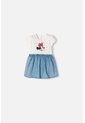 Vestido De Minnie Mouse Marfil Para Bebé Niña 9-12 de Disney