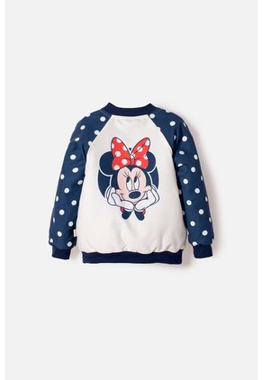 Chaqueta De Minnie Mouse Con Cierre Multicolor Para Niña 2T A 5T 5T