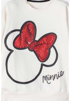 Buzo Minnie Mouse Cerrado Marrfil Para Niña 12