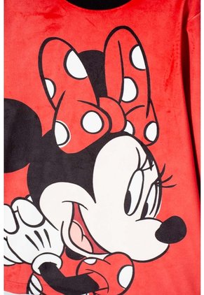 Pijama De Minnie Mouse Pantalón Largo Multicolor Para Niña 4