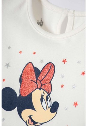 Vestido De Minnie Mouse Marfil Para Bebé Niña 9-12