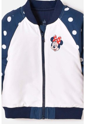 Chaqueta De Minnie Mouse Con Cierre Multicolor Para Bebé Niña 9-12