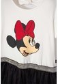 Vestido De Minnie Mouse Con Tull Marfil Para Niña 6 de Disney