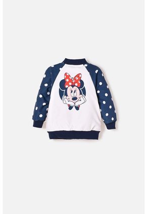 Chaqueta De Minnie Mouse Con Cierre Multicolor Para Bebé Niña 9-12