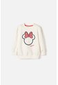 Buzo De Minnie Mouse Cerrado Marfil Para Niña 2T A 5T 5T de Disney