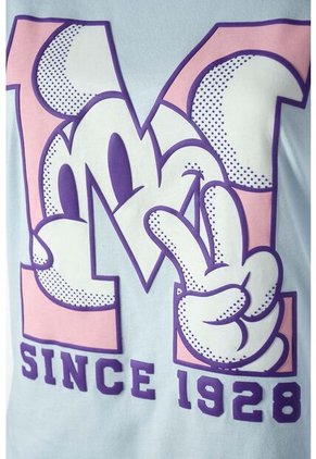 Camiseta De Mickey Mouse Slim Fit Para Mujer L