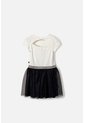 Vestido De Minnie Mouse Con Tull Marfil Para Niña 6 de Disney