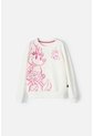 Buzo De Minnie Mouse Cerrado Marfil Para Niña 10 de Disney