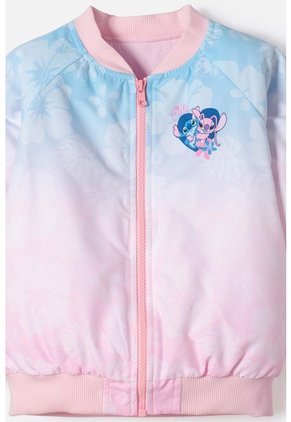 Chaqueta De Stitch Con Cierre Multicolor Para Niña 2T A 5T 2T
