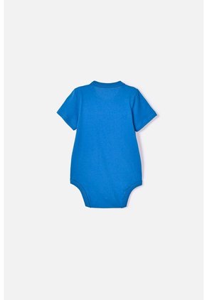 Body De Mickey Mouse Manga Corta Azul Para Bebé Niño 6-9