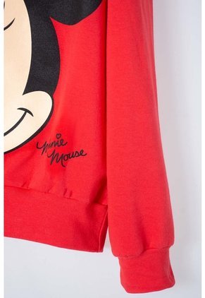 Buzo De Minnie Mouse Estampado Rojo Para Niña 12