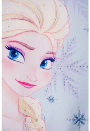 Conjunto De Frozen Con Tull Azul Cielo Para Niña 2T A 5T 5T