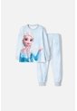 Pijama De Frozen Pantalón Largo Azul Para Niña 2T A 6T 5T de Disney