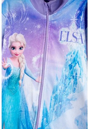 Chaqueta De Frozen Con Cierre Lila Para Niña 4