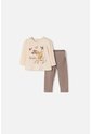 Conjunto De Bambi Pantalón Largo Almendra Para Bebé Niña 18-24 de Disney