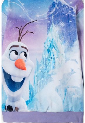 Chaqueta De Frozen Con Cierre Lila Para Niña 4