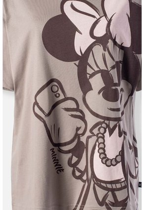 Camiseta Mickey Mouse Relax Fit Para Mujer XS