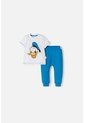 Conjunto De Pato Donald Con Pantalón Largo Blanco Y Azul Para Bebé Niño 3-6 de Disney