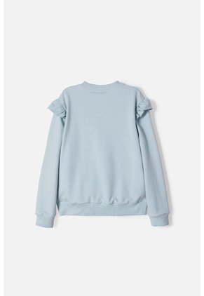 Buzo De Frozen Cerrado Azul Cielo Para Niña 4